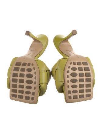 Bottega Veneta Intrecciato Weave Leather Slides