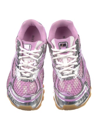 Bottega Veneta Mesh Colorblock Pattern Sneakers