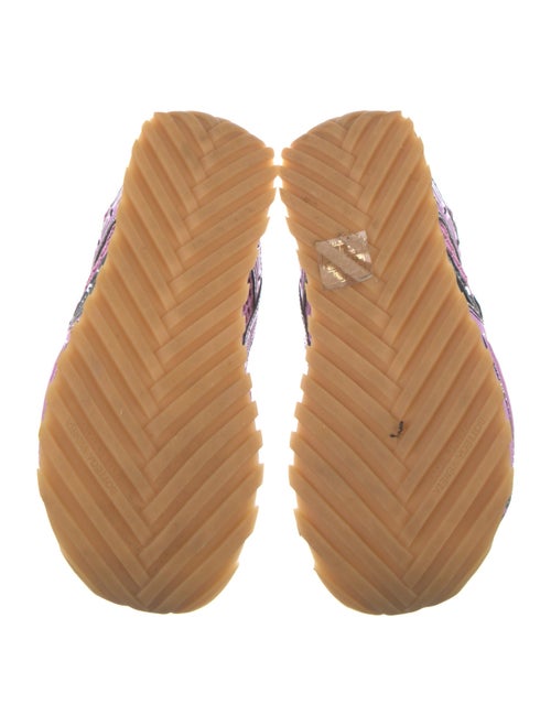 Bottega Veneta Mesh Colorblock Pattern Sneakers