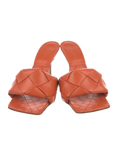 Bottega Veneta Intrecciato Weave Leather Slides
