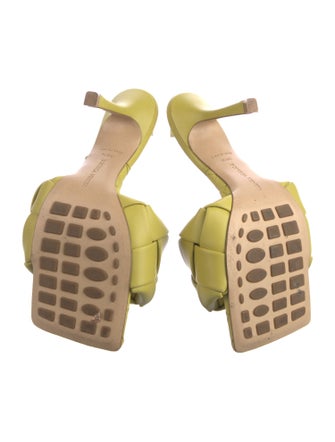 Bottega Veneta Intrecciato Weave Leather Slides