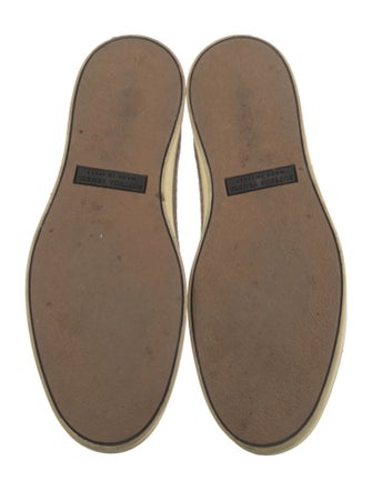 Bottega Veneta Intrecciato Weave Canvas Loafers