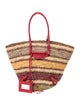 Balenciaga Raffia Top Handle Bag
