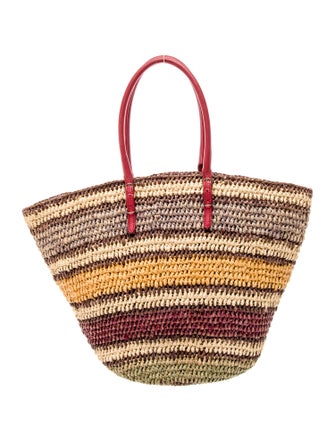 Balenciaga Raffia Top Handle Bag