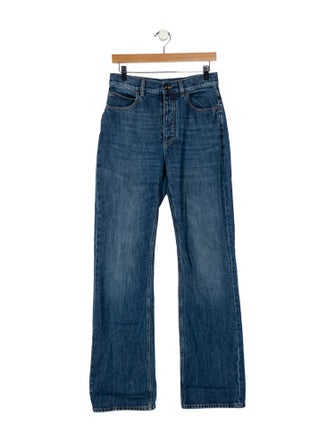 Bottega Veneta Mid-Rise Wide Leg Jeans