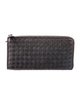 Bottega Veneta Intrecciato Weave Leather Continental Wallet