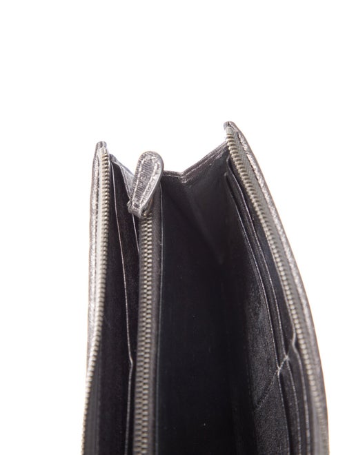 Bottega Veneta Intrecciato Weave Leather Continental Wallet