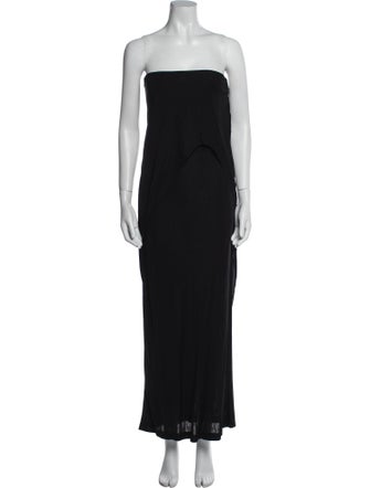 Bottega Veneta Strapless Midi Length Dress