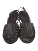 Bottega Veneta Intrecciato Weave Leather Slingback Sandals
