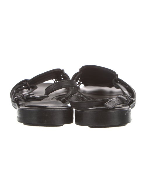 Bottega Veneta Intrecciato Weave Leather Slingback Sandals