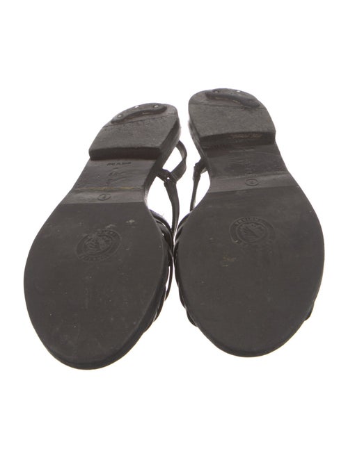 Bottega Veneta Intrecciato Weave Leather Slingback Sandals