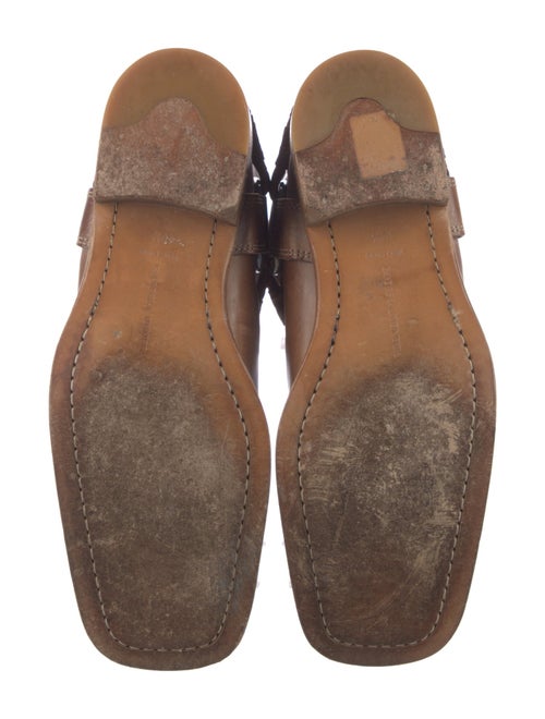 Bottega Veneta Leather Braided Accents Riding Boots