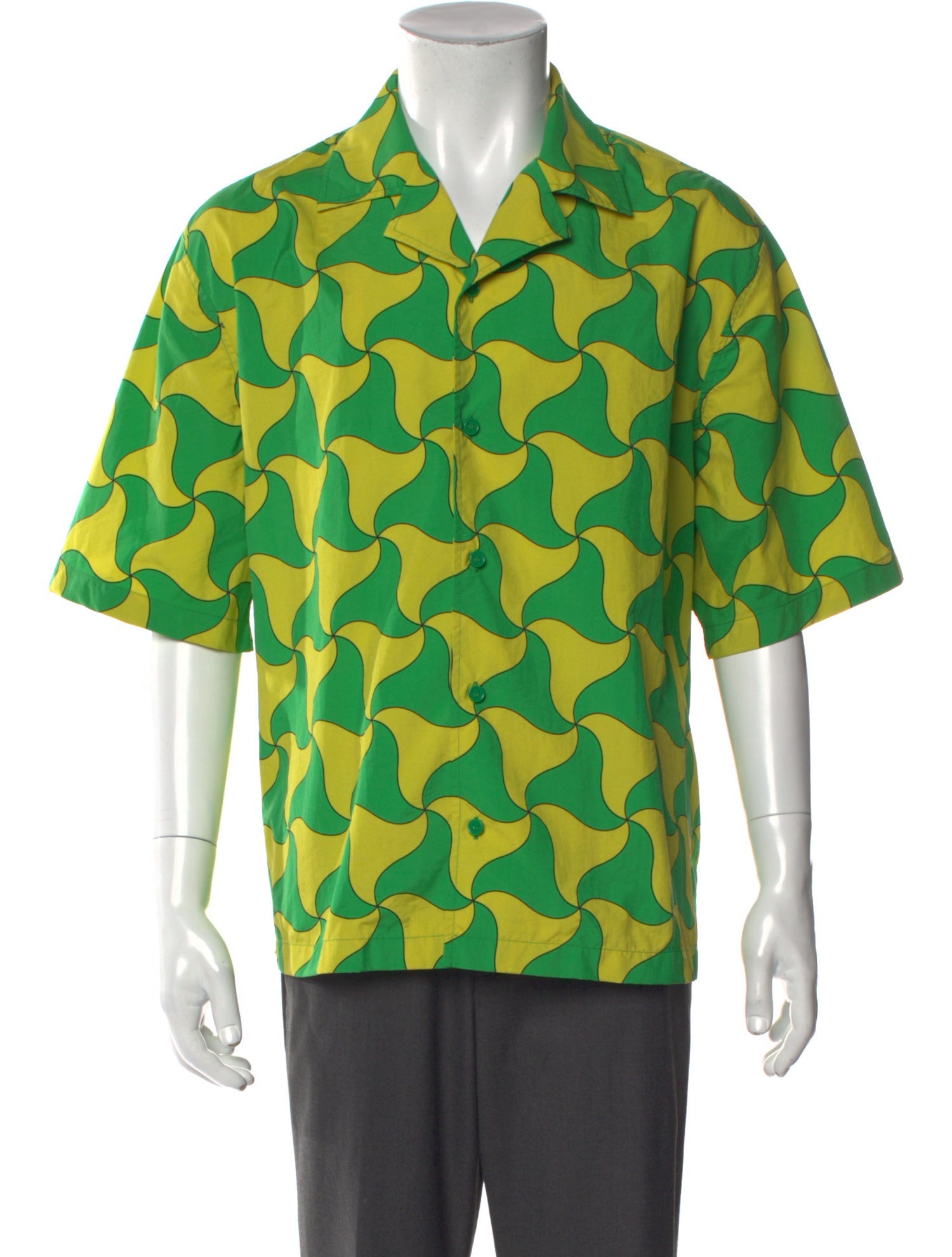 Bottega Veneta Printed Three-Quarter Sleeve Shirt