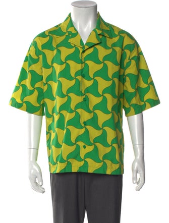 Bottega Veneta Printed Three-Quarter Sleeve Shirt
