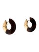 Bottega Veneta Resin Essential Hoop Earrings