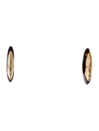 Bottega Veneta Resin Essential Hoop Earrings