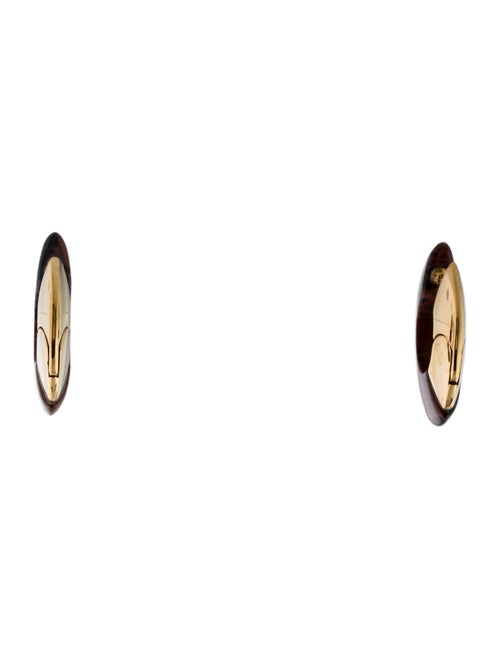 Bottega Veneta Resin Essential Hoop Earrings
