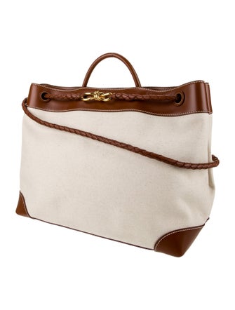 Bottega Veneta Canvas Andiamo Large