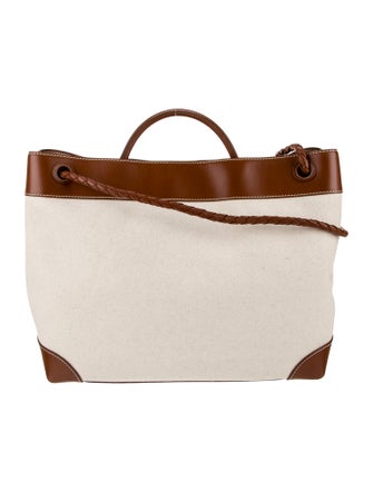 Bottega Veneta Canvas Andiamo Large