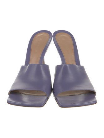 Bottega Veneta Leather Slides