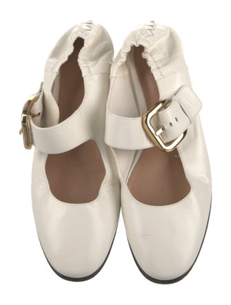 Bottega Veneta Leather Mary Jane Flats