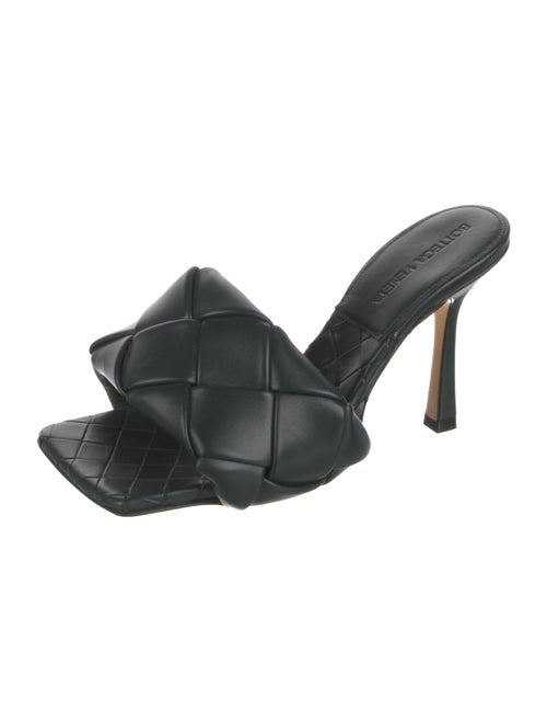 Bottega Veneta Intrecciato Weave Leather Slides