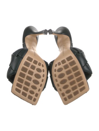 Bottega Veneta Intrecciato Weave Leather Slides