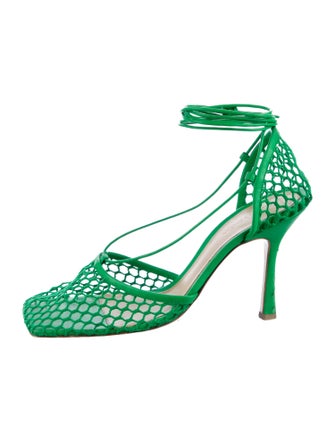 Bottega Veneta Leather Leather Trim Embellishment D'Orsay Pumps