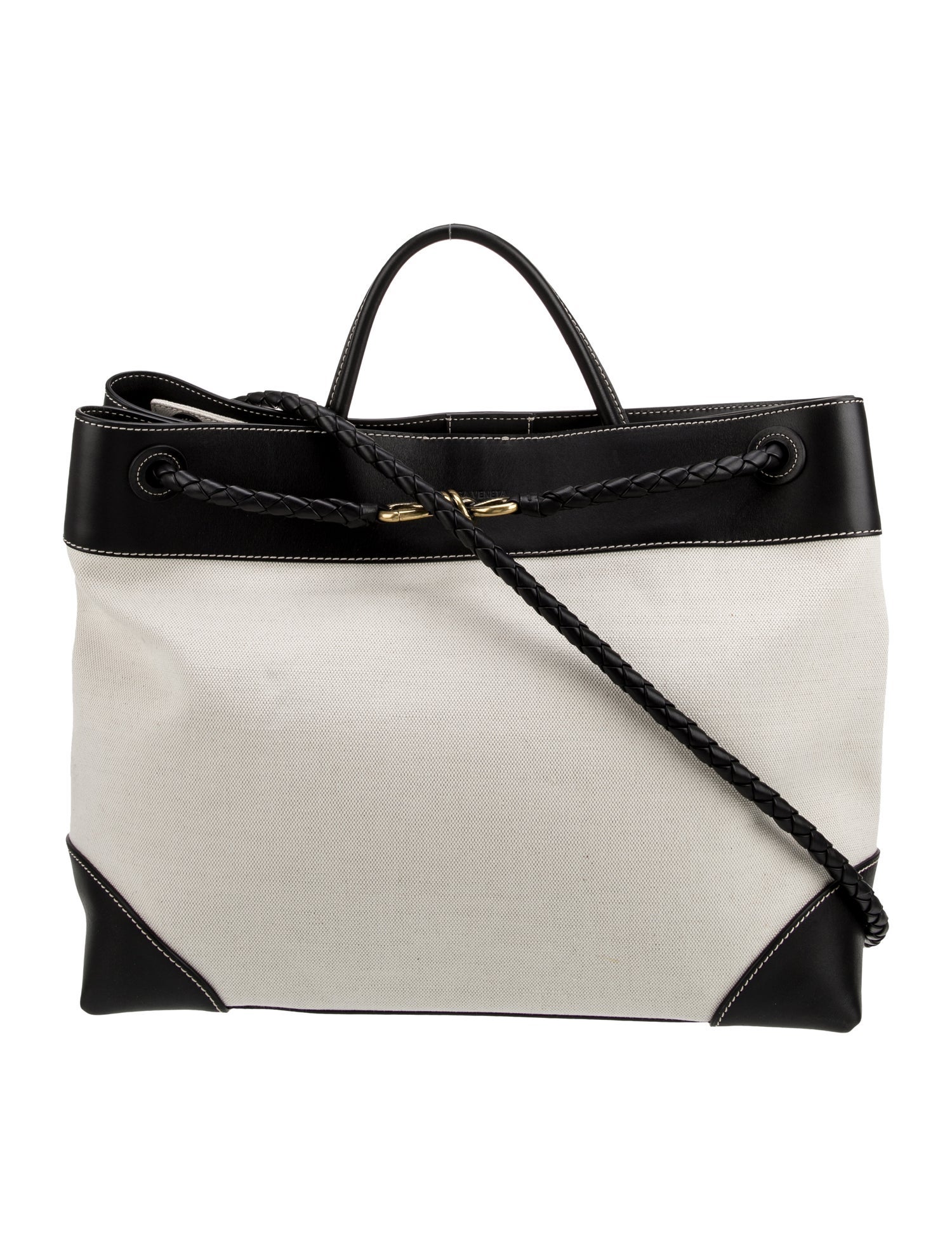 Bottega Veneta Canvas Andiamo Large