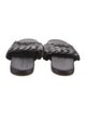 Bottega Veneta Intrecciato Weave Leather Slides