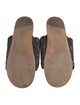 Bottega Veneta Intrecciato Weave Leather Slides