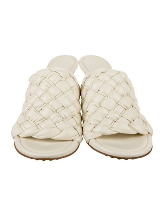 Bottega Veneta Leather Slides