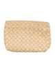Bottega Veneta Leather Woven Cosmetic Bag
