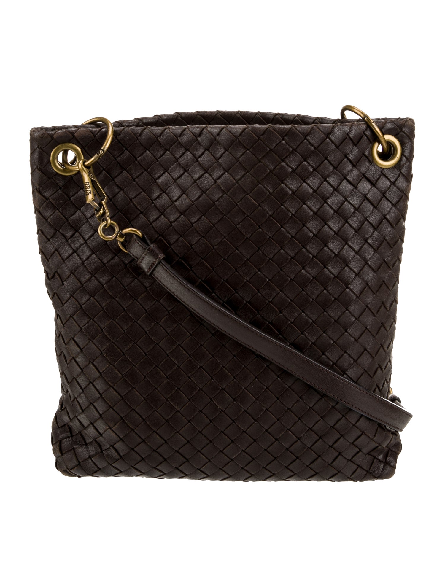 Bottega Veneta Intrecciato Messenger Bag Vintage