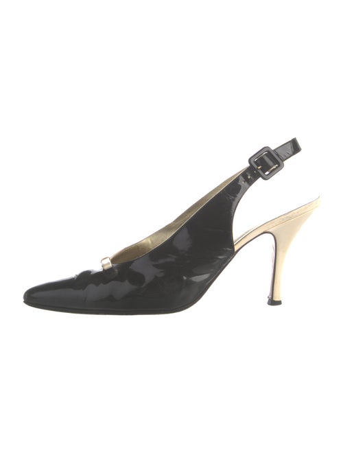 Bottega Veneta Patent Leather Slingback Pumps