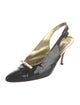 Bottega Veneta Patent Leather Slingback Pumps