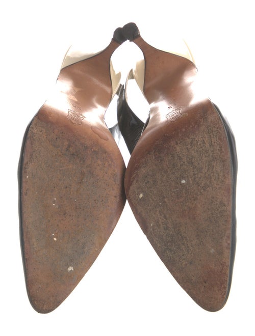 Bottega Veneta Patent Leather Slingback Pumps