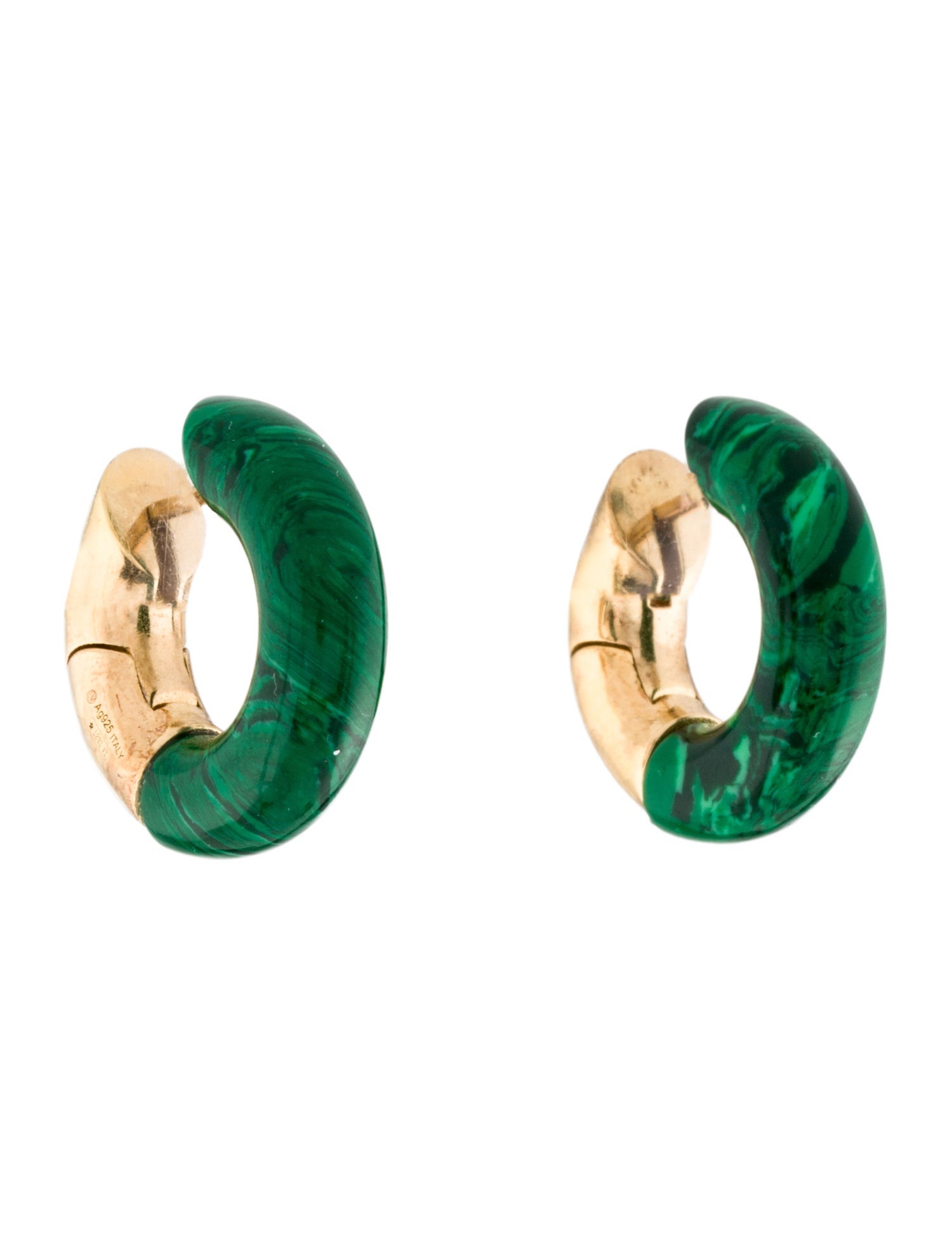 Bottega Veneta Resin Hoop Earrings
