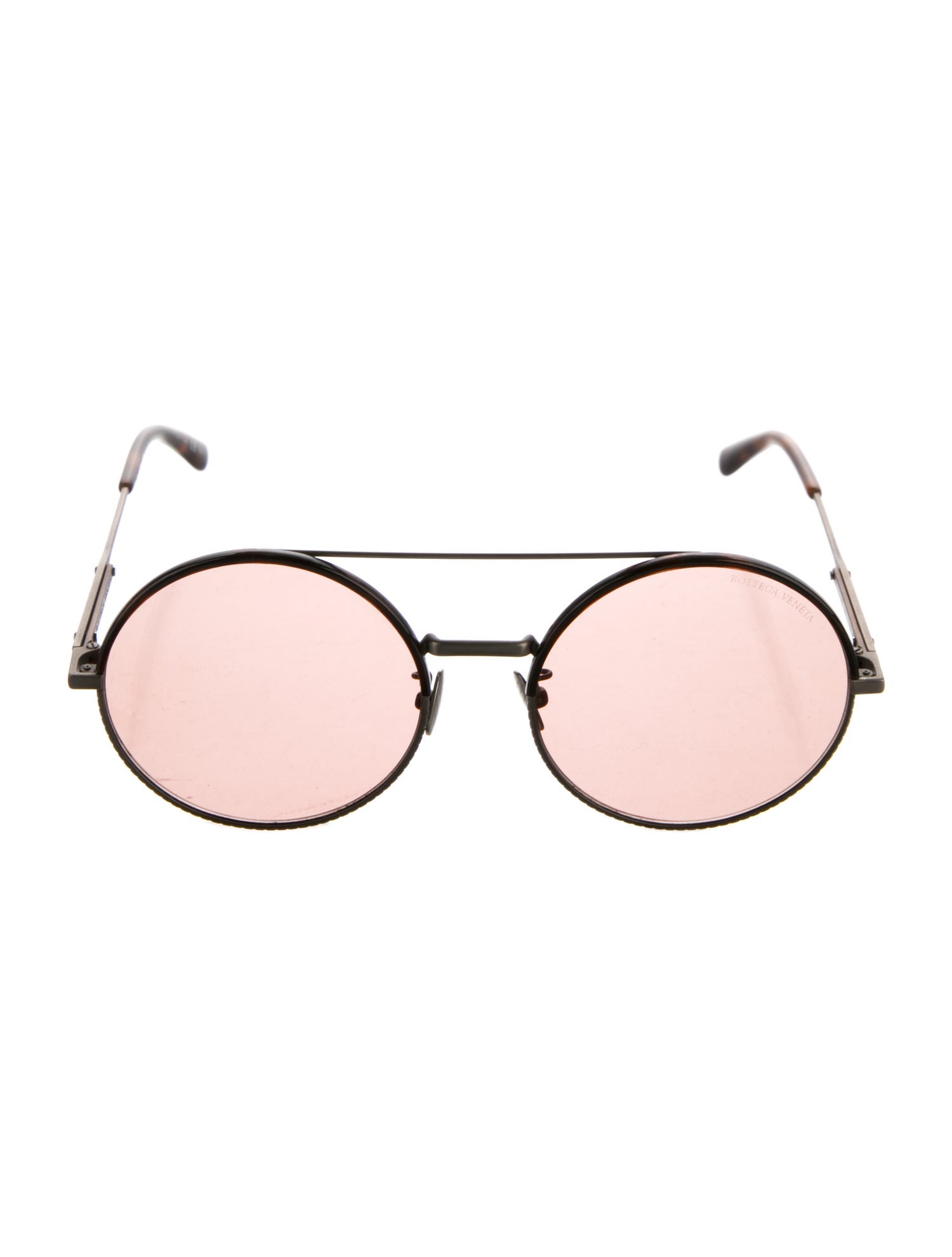 Bottega Veneta Round Tinted Sunglasses