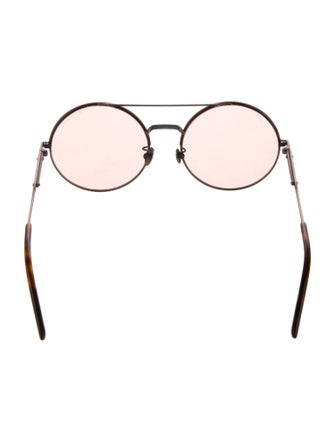 Bottega Veneta Round Tinted Sunglasses