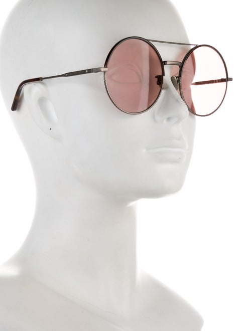 Bottega Veneta Round Tinted Sunglasses