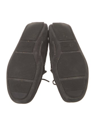 Bottega Veneta Intrecciato Weave Suede Drivers