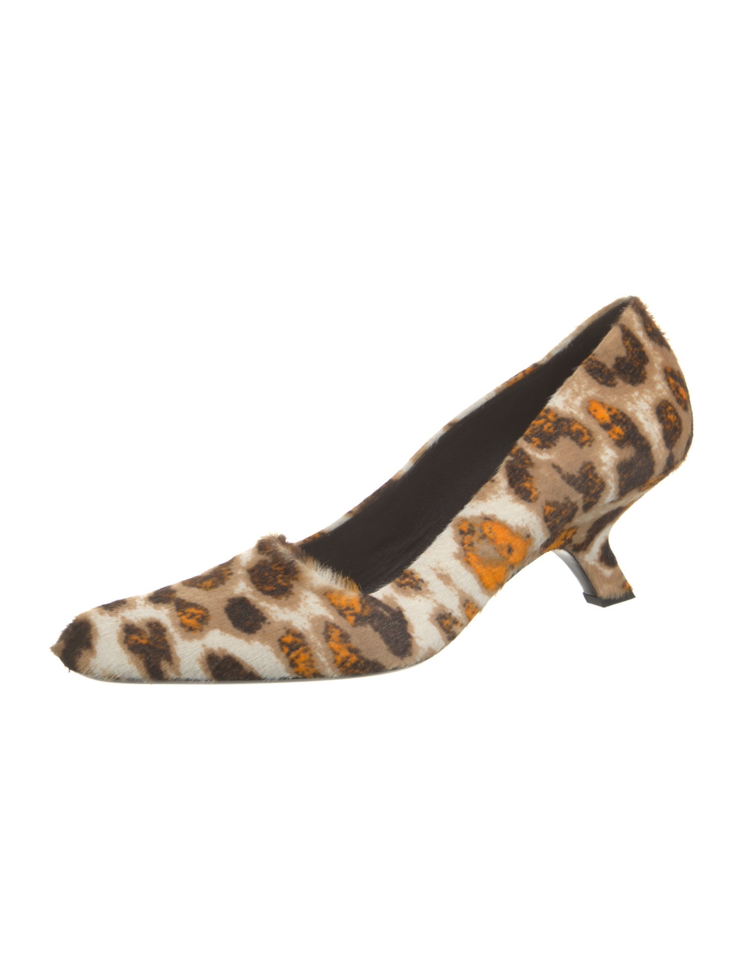 Bottega Veneta Ponyhair Animal Print Pumps