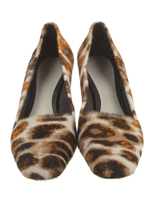 Bottega Veneta Ponyhair Animal Print Pumps