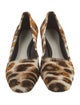 Bottega Veneta Ponyhair Animal Print Pumps