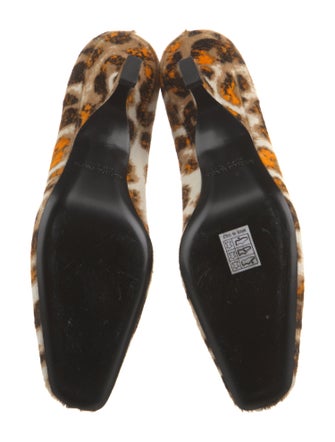 Bottega Veneta Ponyhair Animal Print Pumps