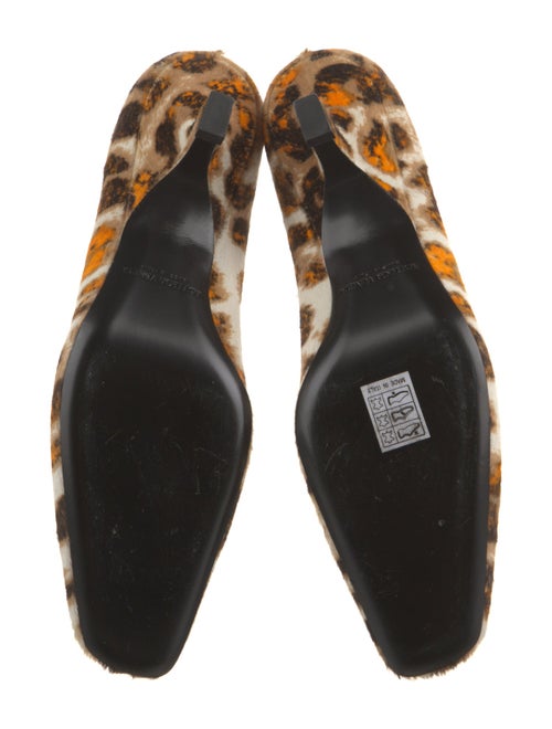 Bottega Veneta Ponyhair Animal Print Pumps