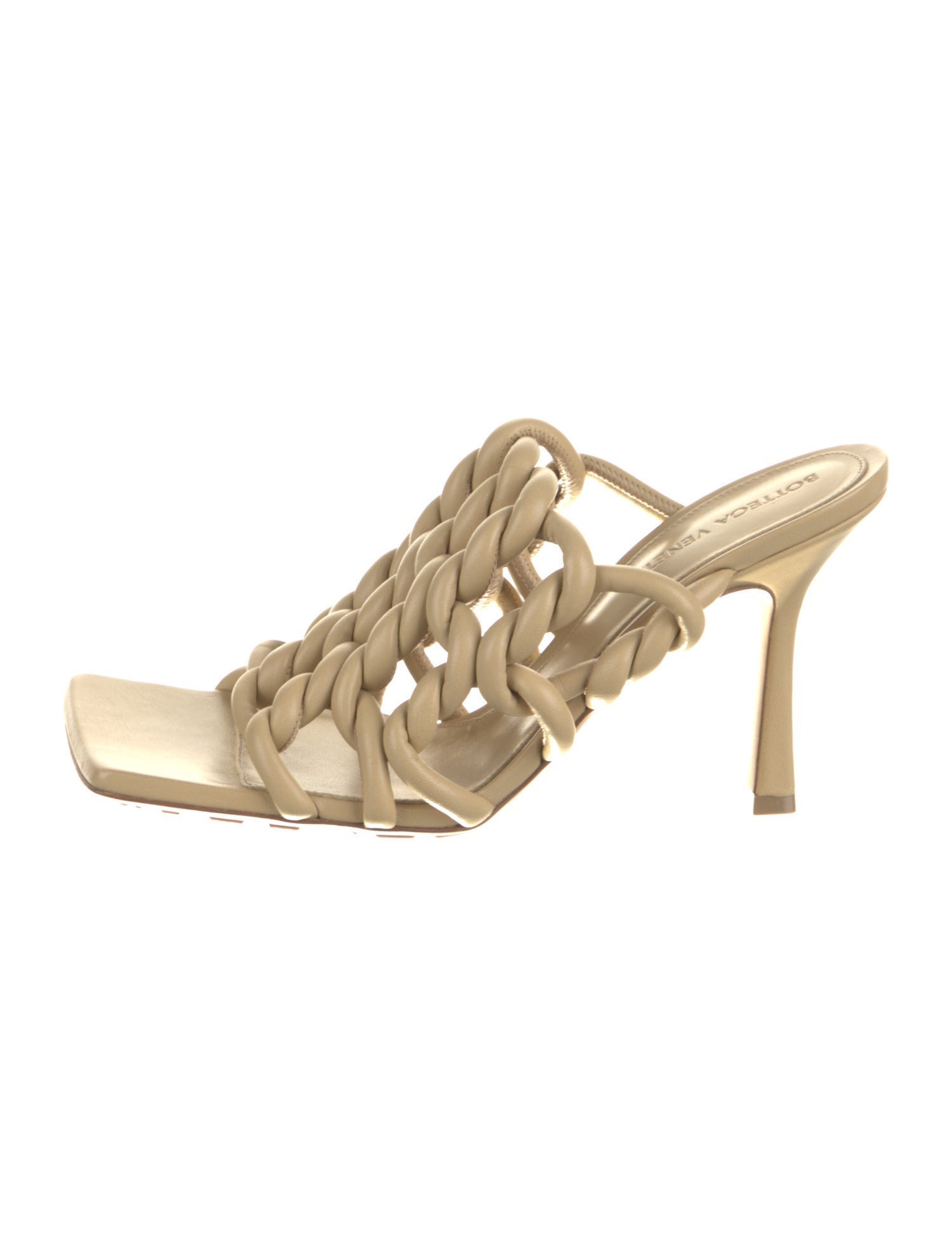 Bottega Veneta Leather Gladiator Sandals