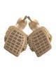 Bottega Veneta Intrecciato Weave Raffia Slides
