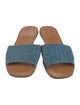 Bottega Veneta Intrecciato Weave Leather Slides